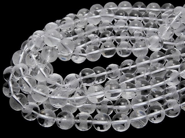 Tiger (Vier Göttliche Tiere) geschnitzt! Kristall AAA Rund 10mm,12mm,14mm,16mm 1/4 oder 1Strang
