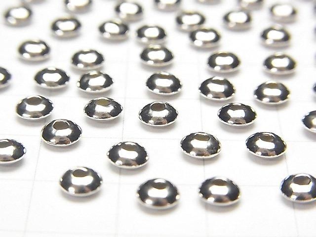 925銀車輪珠 2mm、2.5mm、3mm、4mm、5mm 鍍銠 10顆