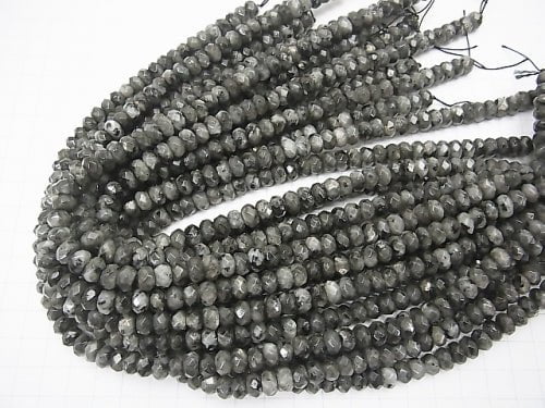 1Strang $7.79! Larvikit Facettierte Knopf Rondelle 8x8x5mm 1Strang Perlen (ca.15Zoll/36cm)