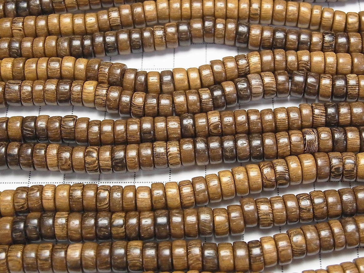 1strand $3.79! Wood Beads Rondelle 8x8x4mm 1strand beads (aprx.15inch/38cm)