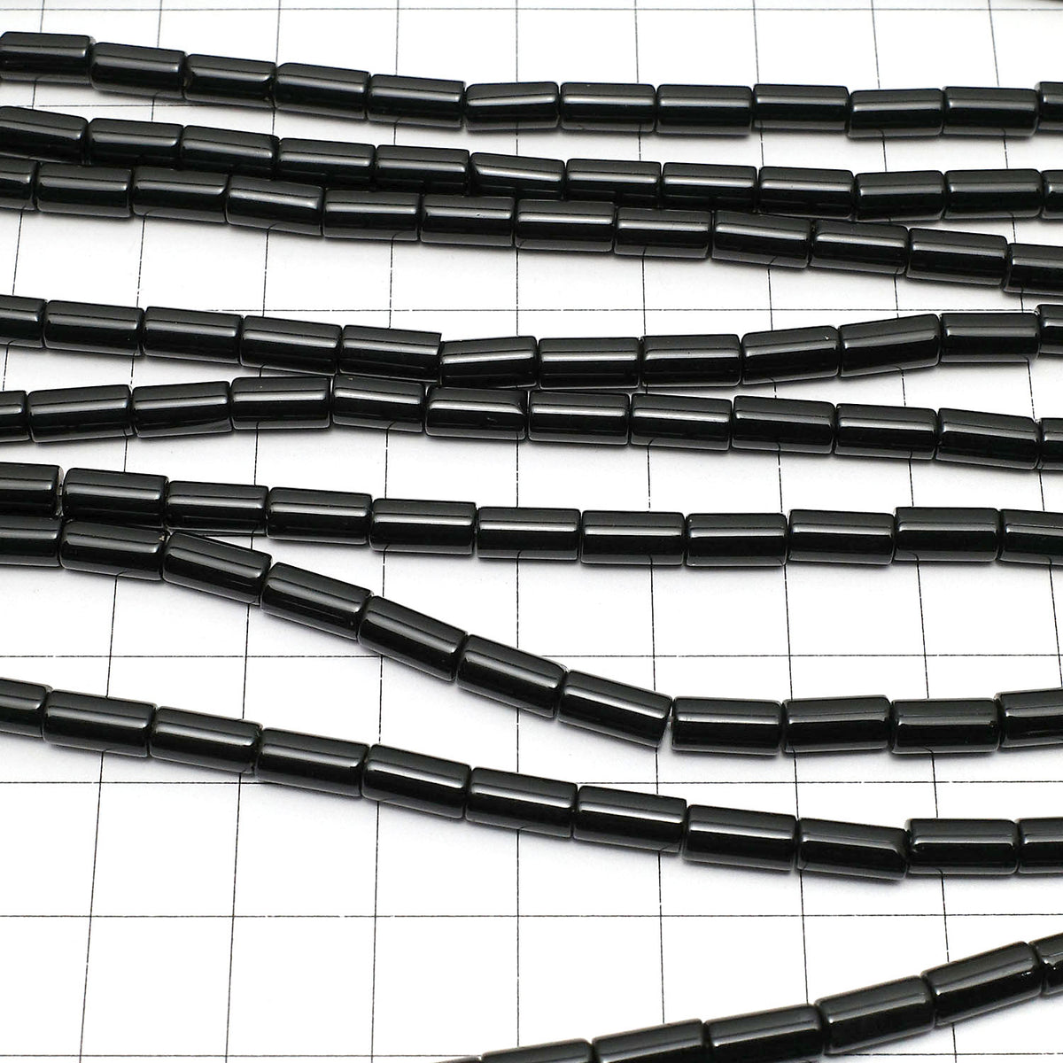 Onyx Tube 8x4x4mm 1strand beads (aprx.14inch/35cm)