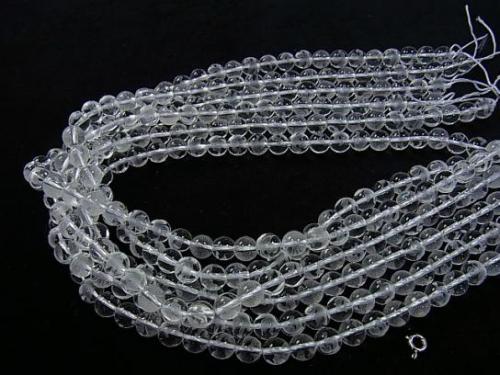 Angel Carving! Crystal Quartz AAA Round 8mm, 10mm, 12mm No.1 (whistle) half or 1strand beads (aprx.15inch / 38cm)