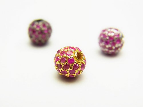 Round, Sapphire Gemstone Beads