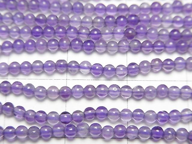 紫水晶 AAA 圓珠 2mm 一串 (約15英吋/38公分)
