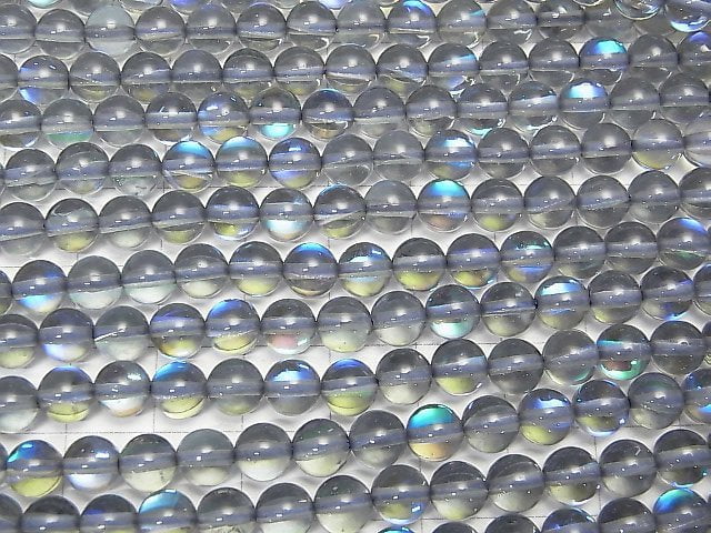 Blue Luna Flash Round 6mm 1strand beads (aprx.15inch/36cm)