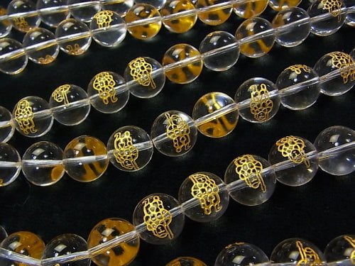 Crystal Quartz AAA Round 10 mm, 12 mm, 14 mm half or 1strand beads (aprx.15 inch / 37 cm)