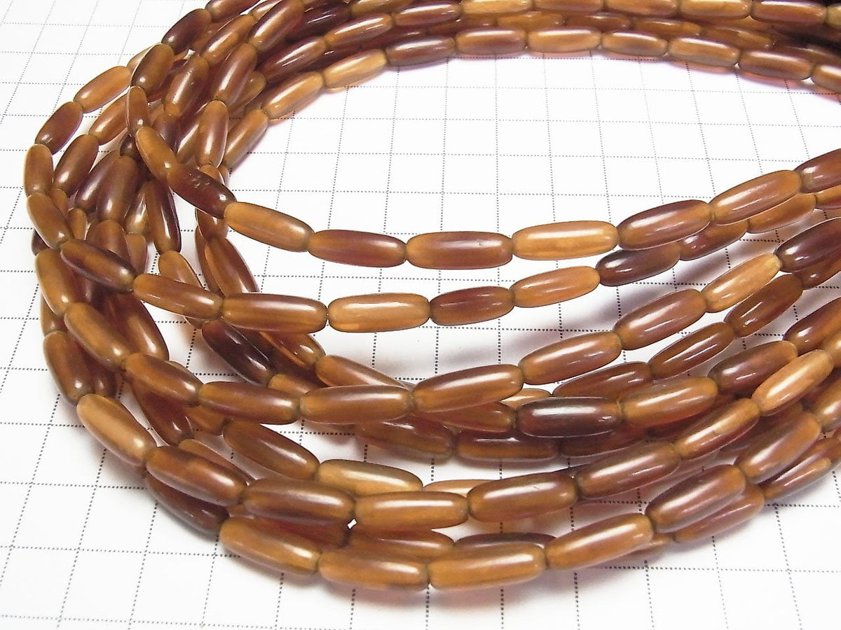 1 rang $3.79! Corne de buffle, riz 15x5x5 Jaune, 1 rang de perles (env. 38cm)