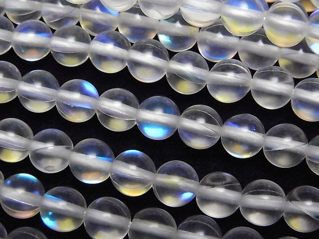 Luna Flash Round 6mm 1strand beads (aprx.15inch/36cm)