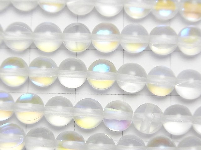 Luna Flash Round 6mm 1strand beads (aprx.15inch/36cm)