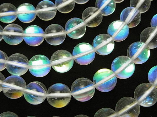 Luna Flash Round 10mm 1strand beads (aprx.15inch/36cm)