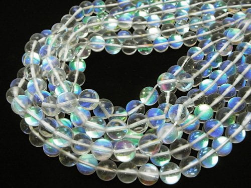 Luna Flash Round 10mm 1strand beads (aprx.15inch/36cm)