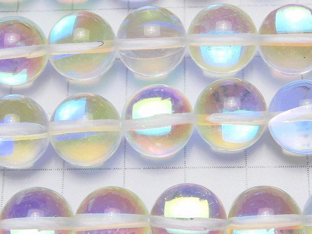 Luna Flash Round 12mm 1strand beads (aprx.15inch/36cm)
