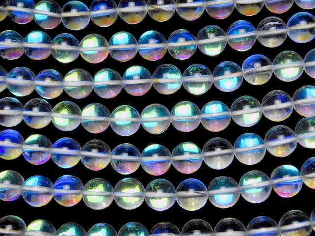 Luna Flash Round 12mm 1strand beads (aprx.15inch/36cm)