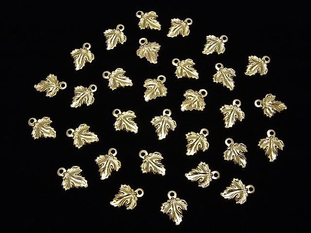 14KGF 吊墜 9.5x7.5mm 葉子 2顆