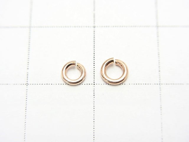 Sizes can be selected! 14KGF Pink Gold Filled Gauge 0.8mm (20GA) Jump Ring 10pcs