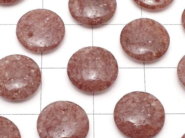 Moscovite Coin 10x10mm 1strand beads (aprx.3inch/8cm)