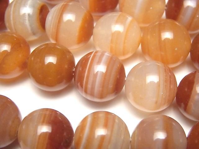 紅玉髓,縞瑪瑙 AAA- 圓珠 14mm 半串或一串 (約15英吋/37公分)