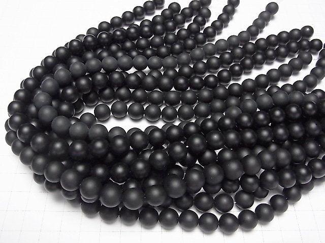 Frost Onyx Round 10mm 1strand beads (aprx.15inch / 36cm)