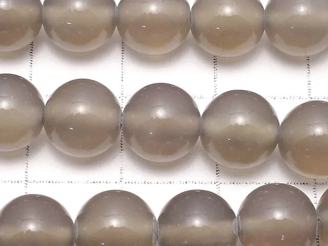 Gray Onyx AAA Round 8mm 1strand beads (aprx.14inch / 36cm)