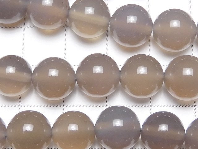 Gray Onyx AAA Round 10mm 1strand beads (aprx.15inch / 37cm)
