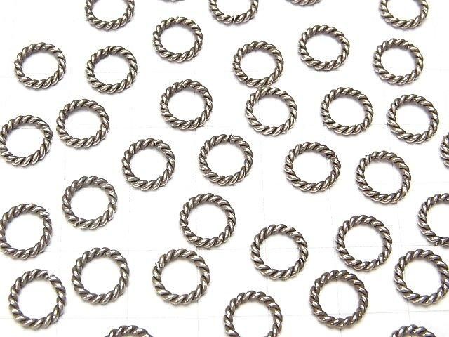 Silver 925 Rope Rings (Open/Close Type) 4mm, 5mm, 6mm, 8mm, 10mm (10pcs)