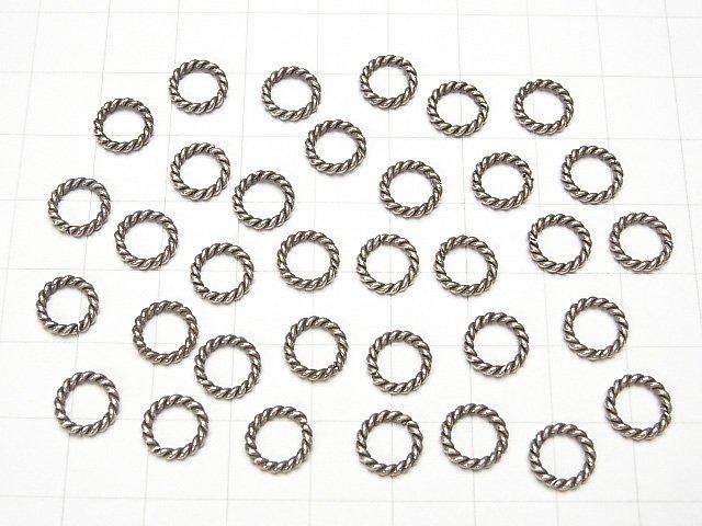 Silver 925 Rope Rings (Open/Close Type) 4mm, 5mm, 6mm, 8mm, 10mm (10pcs)