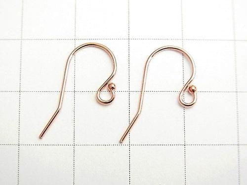 14KGF Pink Gold Filled Earwires 19x9mm 1 pair