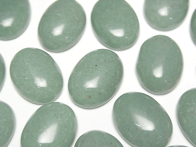 Grüner Aventurin ovaler Cabochon 20 x 15 mm 1 Stück