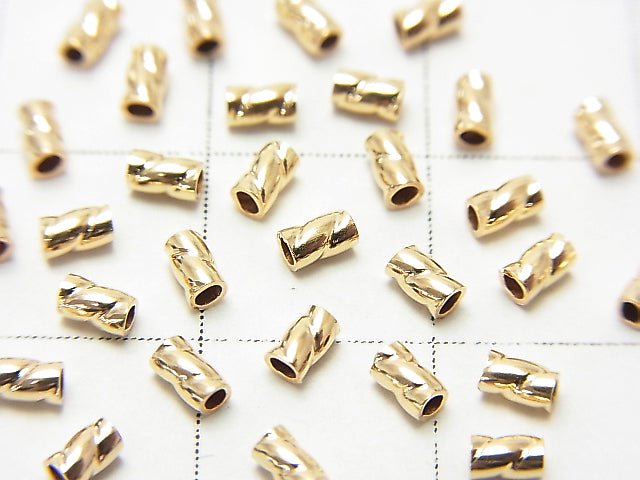 14KGFTube 3x2mm Twist 10pcs