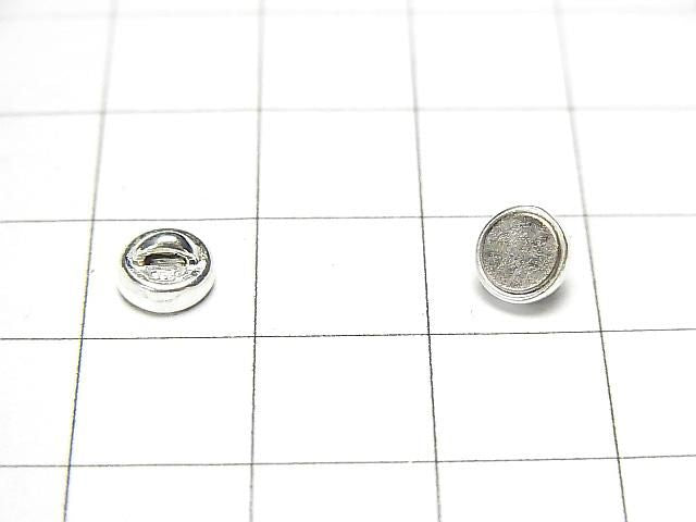 Silver 925 Magnetic Clasp 8x6x6mm 1 pair