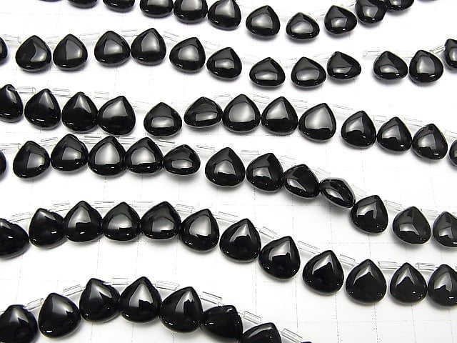 Onyx Chestnut (Smooth) 10x10x4mm half or 1strand beads (aprx.15inch/38cm)