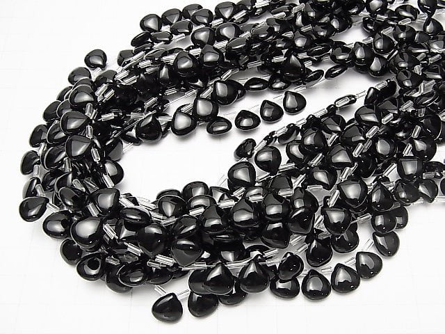 Onyx Chestnut (Smooth) 10x10x4mm half or 1strand beads (aprx.15inch/38cm)