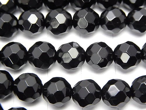 Onyx 32Faceted Round 8mm 1strand beads (aprx.15inch/36cm)