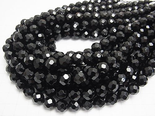 Onyx 32Faceted Round 10mm 1strand beads (aprx.15inch/37cm)