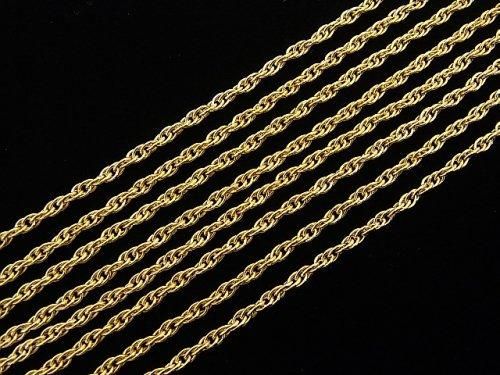 14KGF Seil Kette 1,8mm 10cm