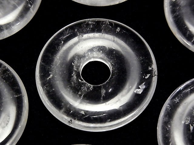 水晶AA級甜甜圈珠 30x30毫米 2顆