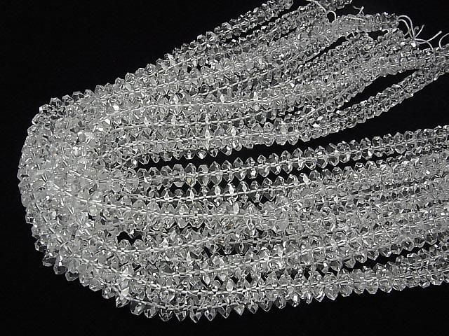 Crystal AAA Faceted Button Rondelle 10x10x5mm 1/4 or 1-strand beads (approx. 15inch/38cm) High Quality!