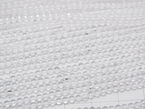 1strand $5.79! Crystal Quartz Round 2mm 1strand beads (aprx.15inch / 38cm)