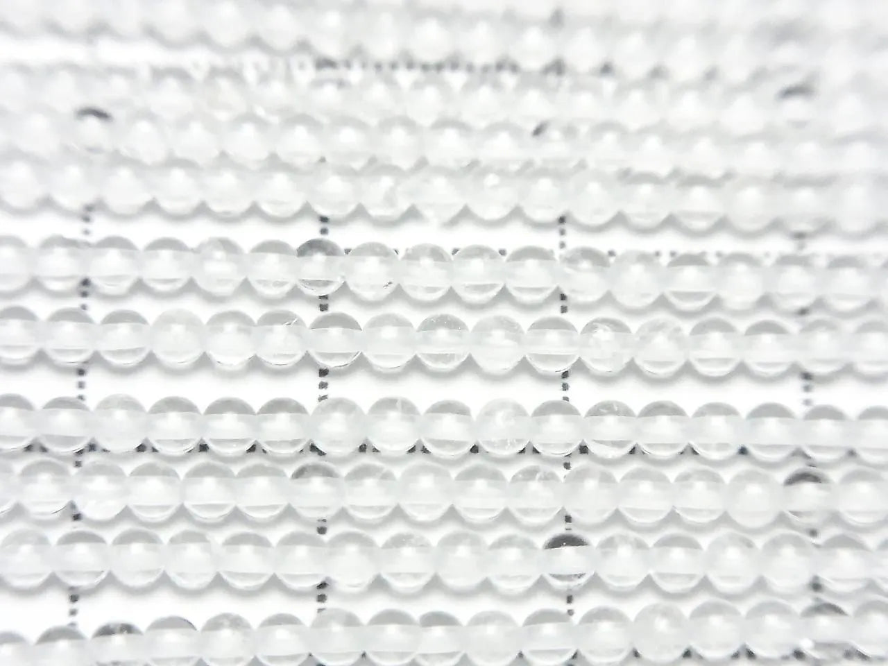 1strand $5.79! Crystal Quartz Round 2mm 1strand beads (aprx.15inch / 38cm)