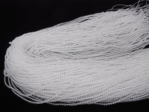 1strand $5.79! Crystal Quartz Round 2mm 1strand beads (aprx.15inch / 38cm)
