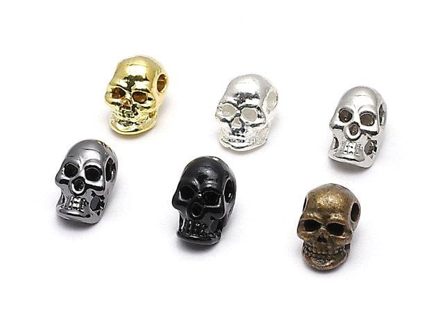 Metal parts, Roundel, Skull Metal Beads & Findings