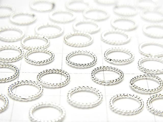 925純銀麻花戒指(不可開口)純銀色 4 6 8 10 12 14mm 5個