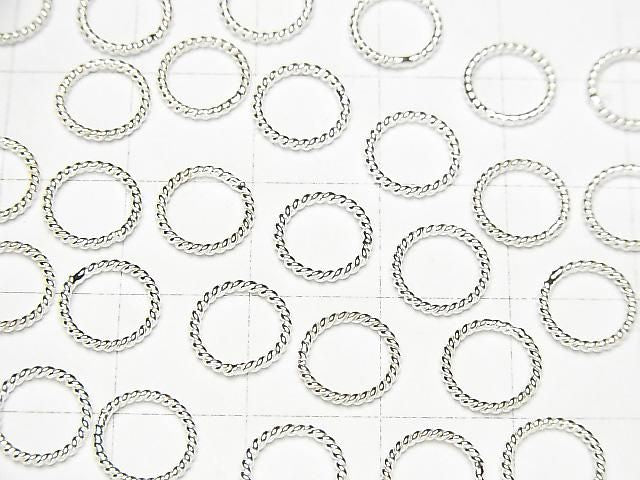Bague Corde en Argent 925 (Non ouvrante) Finition Argent Pur 4 6 8 10 12 14mm 5pcs