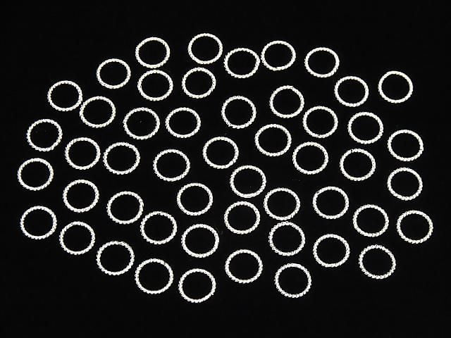Bague Corde en Argent 925 (Non ouvrante) Finition Argent Pur 4 6 8 10 12 14mm 5pcs