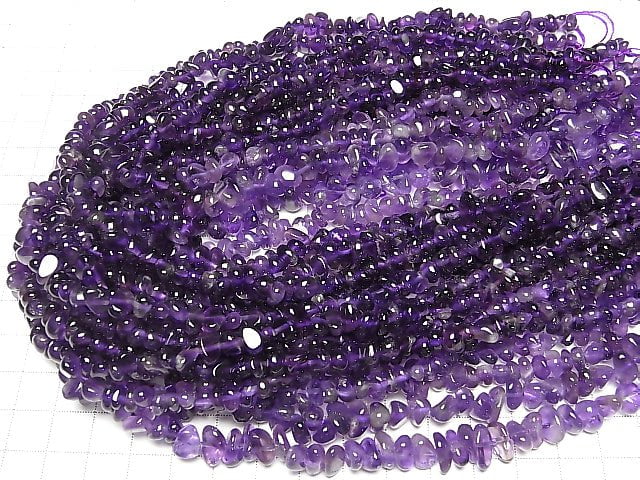 Amethyst AA++ Kleine Nugget (Chips) 1 Strang Perlen (ca. 15 Zoll/38 cm)