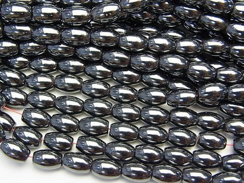 Magnetic! 1strand $4.79! Hematite Rice 9x6mm x6mm 1strand beads (aprx.15inch/38cm)