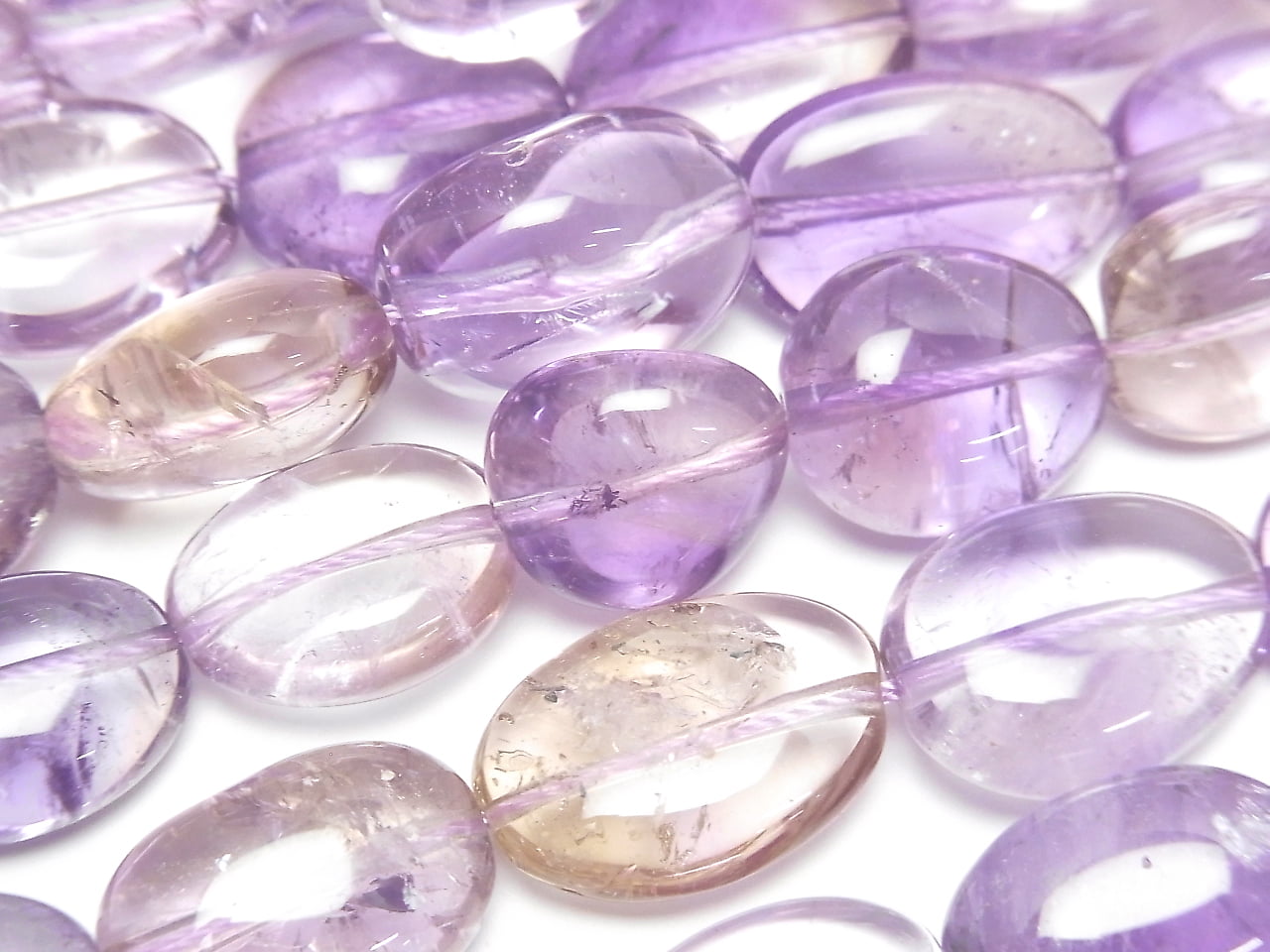 Amethyst xCitrine AA++ Nugget 1strand beads (aprx.15inch / 36cm)
