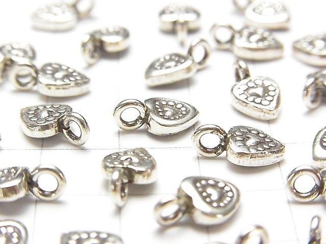 Breloque cœur Karen argent 11x6,5mm 1 pièce