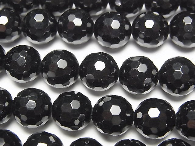 Faceted Round, Tourmaline Gemstone Beads