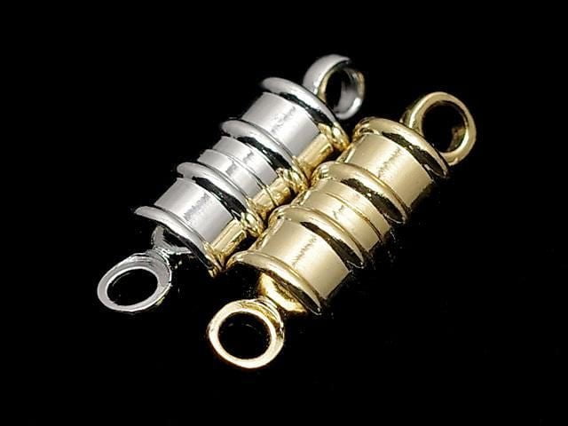 Metal parts Jump Ring with magnetic Clasp 17x6x6mm 5pairs
